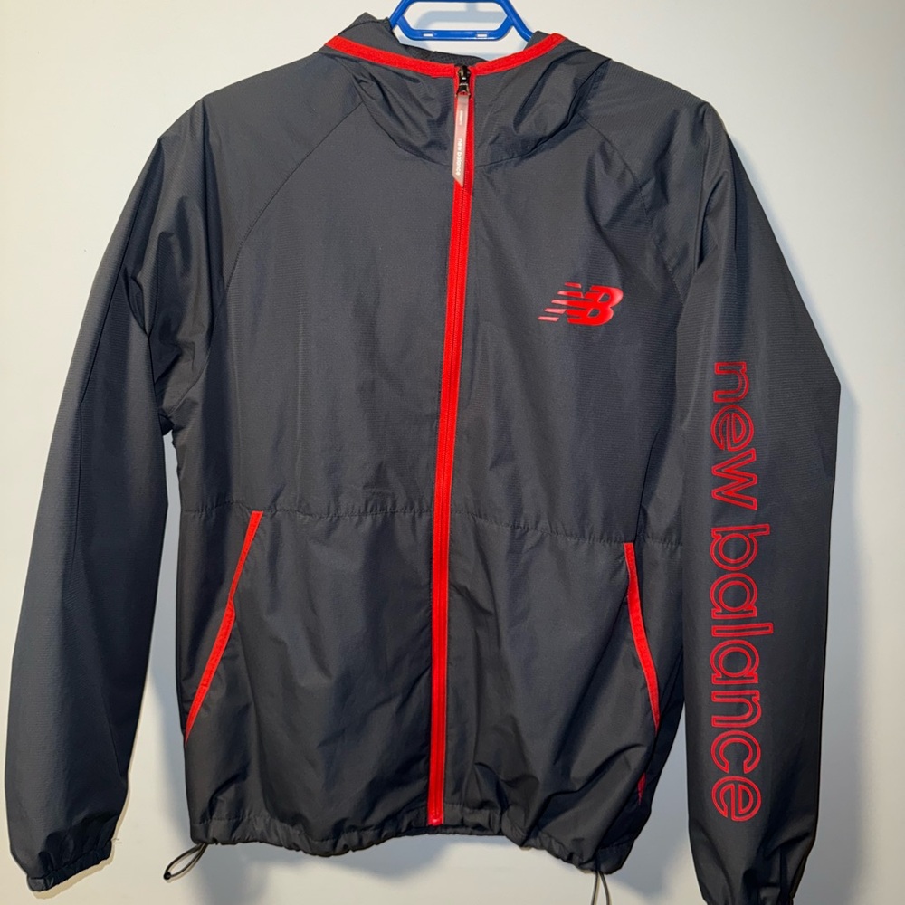 New Balance Charcoal and Crimson Jacket